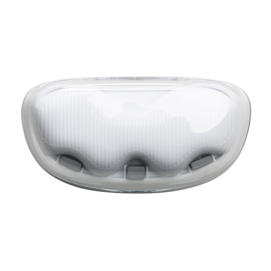 JBL Tune Beam Ghost Edition - White Ghost - True wireless Noise Cancelling earbuds - Top